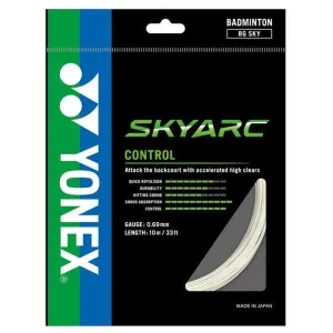 Yonex Skyarc 0.69mm Badminton String - White 10m Pack