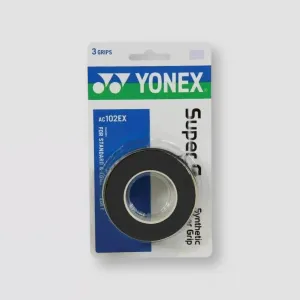 YONEX Wet Super Grap AC102EX Black (3 Pack)