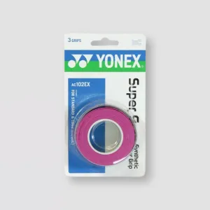 YONEX Wet Super Grap AC102EX Pink (3 Pack)