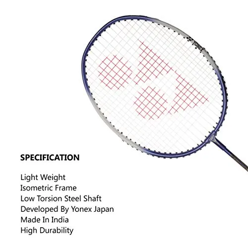 Yonex ZR 100 Light Aluminium Badminton Racquet with Full Cover | Made in India(Set of 1)
