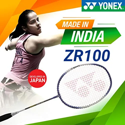 Yonex ZR 100 Light Aluminium Badminton Racquet with Full Cover | Made in India(Set of 1)