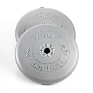 York 2 x 10kg Vinyl Weight Plates